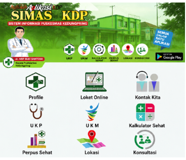 SIMAS KDP, Digitalisasi Layanan Puskesmas Kedungpring dalam Satu Genggaman