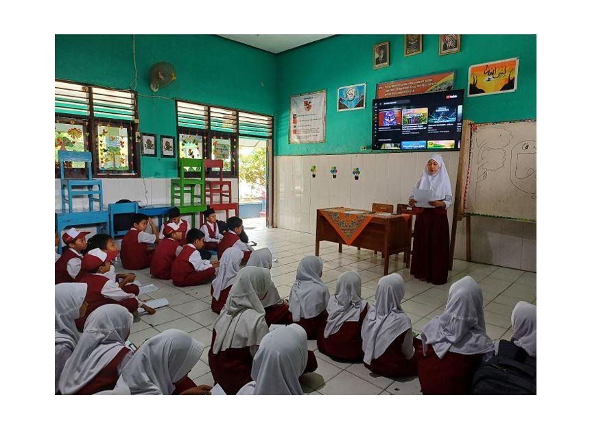 TERNO BARENG Hadirkan Literasi Audiovisual Interaktif di SD Negeri Sumberaji  BERITA RISDA KABUPATEN LAMONGAN