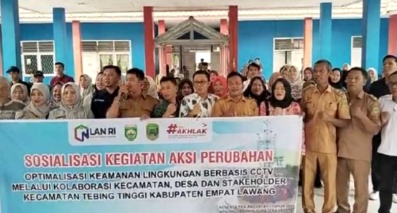 SINERGI-CCTV Perkuat Pengawasan Lingkungan Tebing Tinggi