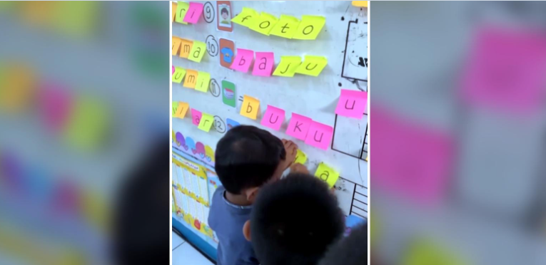 MATA Bantu Siswa Kelas 1 Menyusun Huruf Menjadi Kata dengan Cara yang Menyenangkan