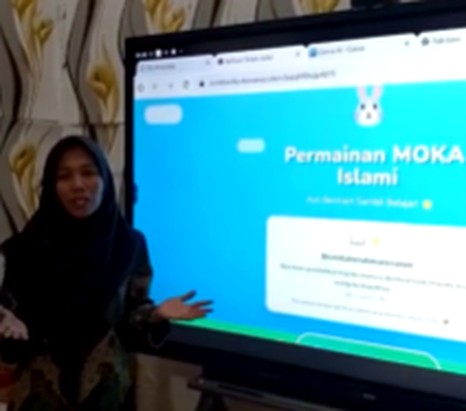 Game Kuis MOKA Ubah Layar IFP Menjadi Arena Belajar Motorik dan Logika Anak