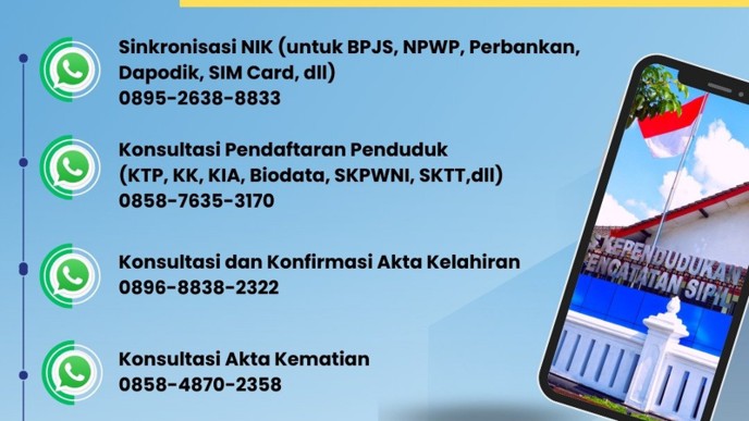 OLIVIA Bawa Layanan Dukcapil ke WhatsApp, Urus Adminduk Bisa dari Rumah