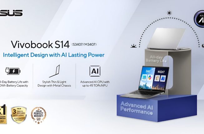 ASUS Vivobook S14, Laptop AI Modern dengan Desain Tipis, Tangguh, dan Ditenagai Hardware Powerful